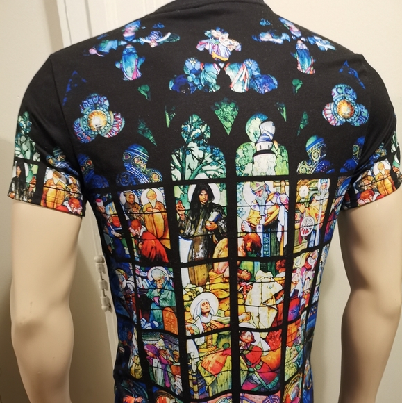 💎 Rare Men's Blackmilk St. Vitus Stained Glass BFT XS - Picture 2 of 8